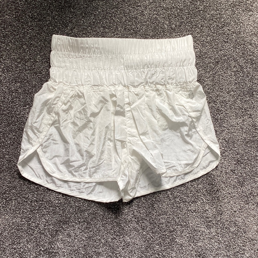 Free people “the way home” white shorts